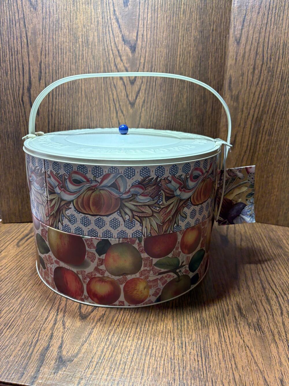 John Derian Target Metal Double Pie Carrier Tin Fall Harvest New
